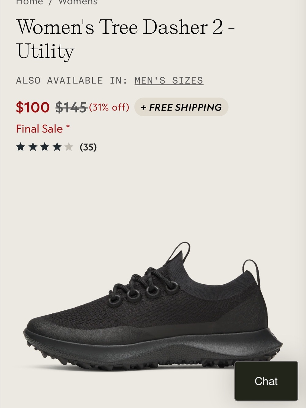 allbirds Women’s Tree Dasher 2 - Utility Black